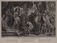 KG 17579
          <br/>
          Thomiris laat het hoofd van Cyrus in een vat met bloed dompelen.
          <br/>
          <em>Duchange, Gaspard (1662-1757)</em>